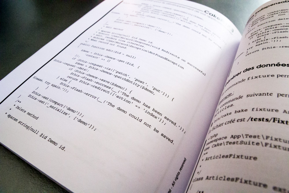 Livre sur CakePHP 3 aux éditions ENI par Iteracode